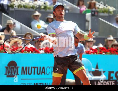 Borna Coric von Kroatien während der Mutua Madrid Open 2023, ATP Masters 1000 Tennis Turnier am 4. Mai 2023 bei Caja Magica in Madrid, Spanien - Photo Laurent Lairys / DPPI Stockfoto