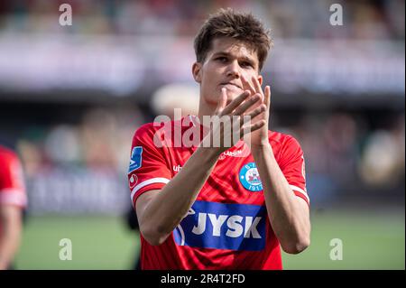 Silkeborg, Dänemark. 29. Mai 2023. Alexander Busch von Silkeborg, GESEHEN nach dem 3F. Superliga-Spiel zwischen Silkeborg IF und FC Midtjylland im Jysk Park in Silkeborg. (Foto: Gonzales Photo/Alamy Live News Stockfoto