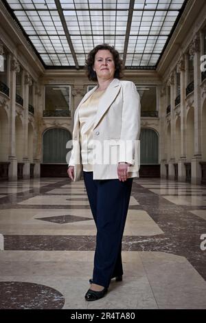 Brüssel, Belgien. 22. Mai 2023. Hilde Francois auf einem Foto der Cour des Comptes/Rekenhof in Brüssel, Montag, den 22. Mai 2023. BELGA PHOTO DIRK WAEM Credit: Belga News Agency/Alamy Live News Stockfoto