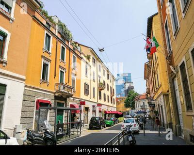 Italien, Mailand, Region Isola, Quartiere Isola Stockfoto