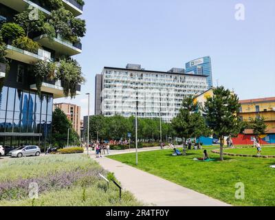 Italien, Mailand, Region Isola, Quartiere Isola Stockfoto