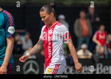 Amsterdam, Niederlande. 29. Mai 2023. Amsterdam, Niederlande, Mai 29. 2023: Ein Porträt von Sherida Spitse (8 Ajax) während des Vrouwen Eredivisie Cup-Finales zwischen Ajax und Twente in De Toekomst in Amsterdam, Niederlande (Leiting Gao/SPP). Kredit: SPP Sport Press Photo. Alamy Live News Stockfoto