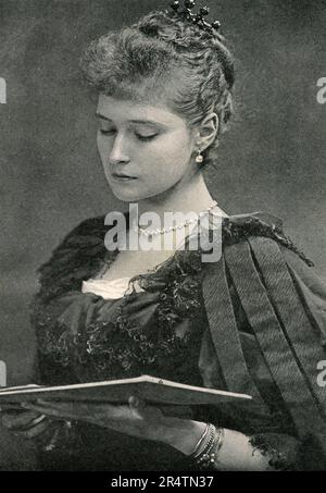 Deutsche Kaiserin und Königin von Preußen Augusta Viktoria von Schleswig-Holstein, Ehefrau von Kaiser Wilhelm II., 1903 Stockfoto