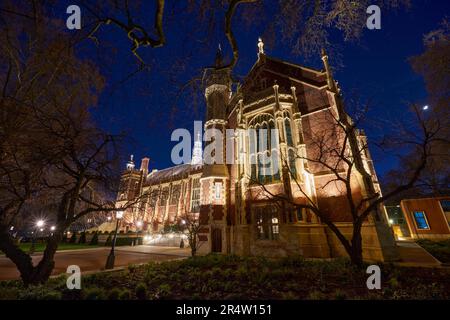 Blick auf Lincoln's Inn Great Hall at Dusk Stockfoto