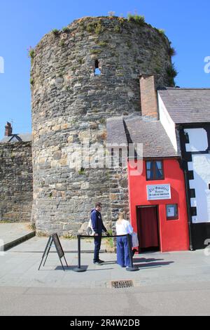 Kleinste Haus in Großbritannien Stockfoto