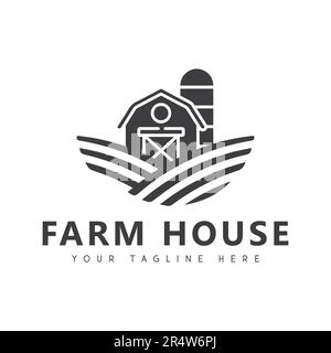 Logo „Farm“-Design „Agriculture“-Logo Stock Vektor