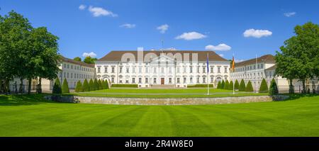 Schloss Bellevue, Residenz des Präsidenten der Bundesrepublik Deutschland, in Berlin Stockfoto