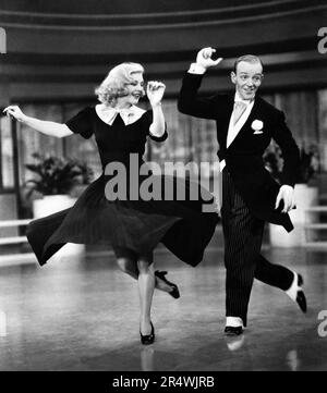 Swing Time ist ein 1936 American musical comedy Film hauptsächlich in New York City und starring Fred Astaire und Ginger Rogers. Es verfügt über Helen Broderick und Georges Metaxa. Der Film wurde von George Stevens geleitet. Stockfoto