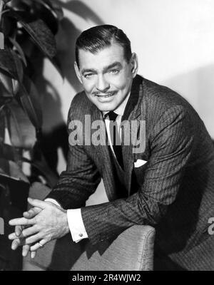 Fotografieren von Clark Gable (1901-1960), US-amerikanischer Schauspieler. Datierte 1950 Stockfoto