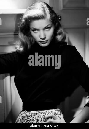 Foto von Lauren Bacall (1924-2014) Betty Joan Perske und Amerikanische Schauspielerin der Rumänischen jüdischer Abstammung geboren. Für ihre Rollen in "The Big Sleep", "Key Largo' und 'zu haben' und halten Sie sie gedrückt. Vom 1950 Stockfoto