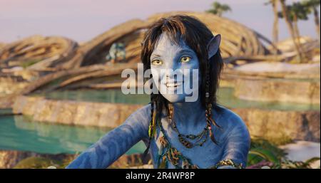 Avatar: The Way of Water Year : 2022 USA Regisseur : James Cameron Sigourney Weaver Stockfoto