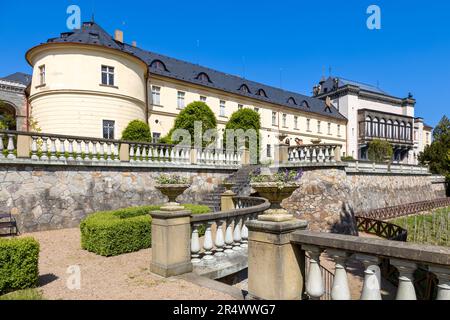 Novorenesancni zamek Zbiroh U Rokycan, Plzensky kraj, Ceska republika / Neorenaissance Schloss Zbiroh, Tschechische republik Stockfoto