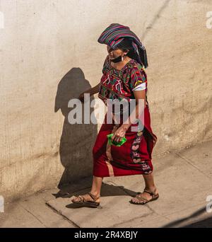 Ixil Woman in Nebaj, El Quiché, Guatemala Stockfoto