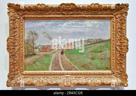 London Courtauld Gallery Somerset House Französische Schule Camille Pissarro Lordship Lane Station Dulwich 1871 Stockfoto