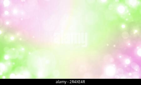 Weicher grüner, violetter und weißer Hintergrund mit Farbverlauf Stockfoto