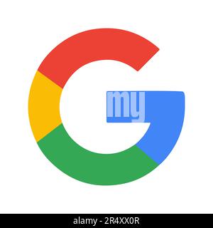 Google-Logo. Beliebtes Logo für soziale Medien. Editorialvektorsymbol Stock Vektor