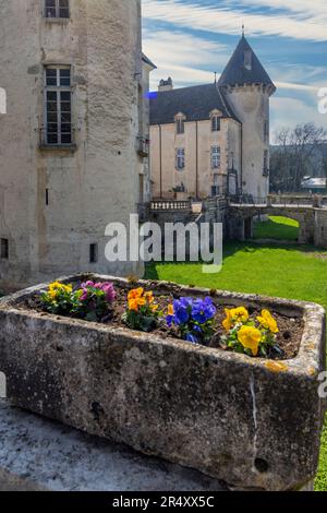 Schloss Savigny-les-Beaune (Chateau de Savigny-les-Beaune), Cote de Nuits, Burgund, Frankreich Stockfoto