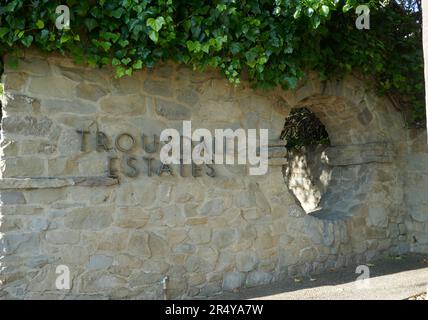 Beverly Hills, Kalifornien, USA 27. Mai 2023 Ein allgemeiner Blick auf die Atmosphäre Trousdale Estates am 27. Mai 2023 in Beverly Hills, Kalifornien, USA. Foto: Barry King/Alamy Stock Photo Stockfoto