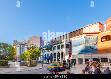 San Diego, USA - 11. Juni 2012: Fassade historischer Häuser im gaslamp-Viertel in San Diego, USA. Die Gegend ist ein historisches Viertel am National Stockfoto