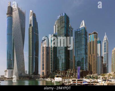 Dubai Marina, Dubai, Vereinigte Arabische Emirate Stockfoto