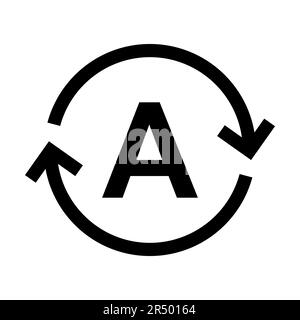 Vektor des Auto-Stopp-Start-Symbols schaltet automatisch den Motor des Fahrzeugs ab Schild für Grafikdesign, Logo, Website, soziale Medien, mobile App, BENUTZEROBERFLÄCHE Stock Vektor