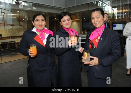 Rebecca Vallance und Qantas starten am 31 2023. Mai in Sydney Stockfoto