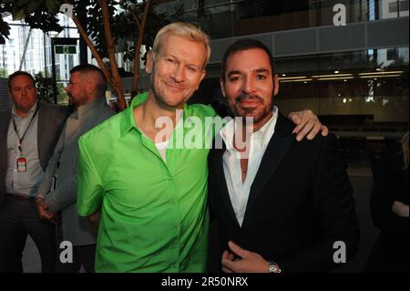 Rebecca Vallance und Qantas starten am 31 2023. Mai in Sydney Stockfoto