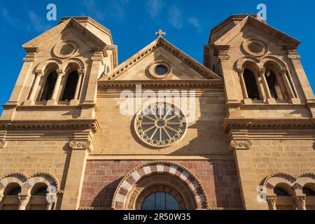 Die Basilika Frances von Assisi, Santa Fe, New Mexico Stockfoto