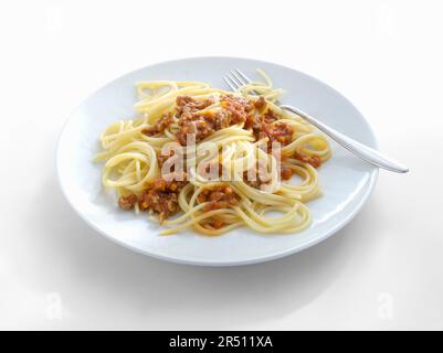 Spaghetti à la Bolognese Stockfoto