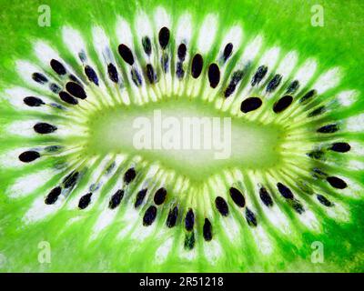 Kiwi (Nahaufnahme, Vollformat) Stockfoto
