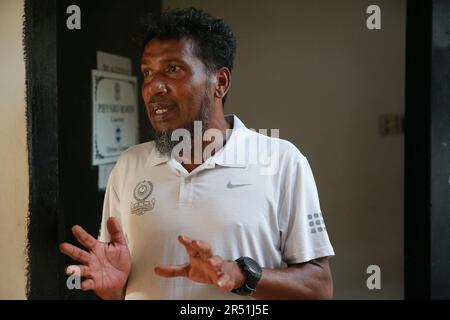 Mohammedan Obertrainer Alfaz Ahmed Stockfoto