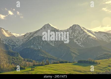 strbske pleso im tatra-Gebirge in der Slowakei Stockfoto
