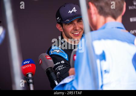 Monte-Carlo, Monaco, Circuit de Monaco, 27. Mai 2023: Esteban Ocon, Alpine F1-Fahrer, Während des Formel-1-Grand Prix von Monaco Stockfoto