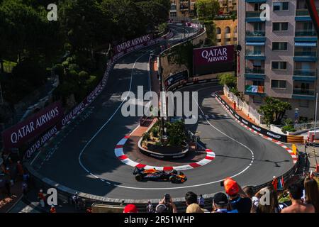 Monte-Carlo, Monaco, Circuit de Monaco, 26.Mai 2023: Max Verstappen , Redbull F1 Driver, während des Formel 1 Grand Prix von Monaco Stockfoto