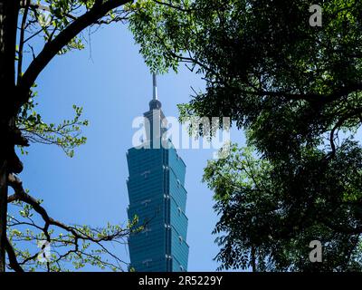 Taipei 101 Wolkenkratzer in Taipei/Taiwan Stockfoto