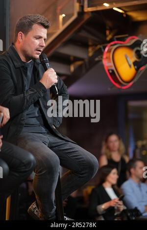 Madrid, Spanien. 31. Mai 2023. Die Sängerin Dani Martín nimmt an der Präsentation von El Camino in Madrid Teil. (Foto: Atilano Garcia/SOPA Images/Sipa USA) Guthaben: SIPA USA/Alamy Live News Stockfoto