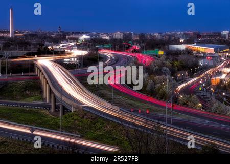Skyline von Washington DC Stockfoto