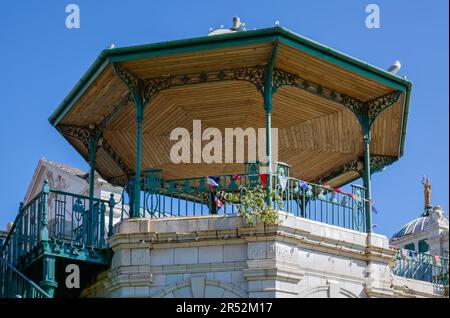 TORQUAY, DEVON, Großbritannien - 28. JULI: Der Pavillon in Torquay Devon am 28. Juli 2012 Stockfoto