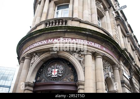 London, Vereinigtes Königreich - 04 06 2023: City of London Magistrates Court. Stockfoto