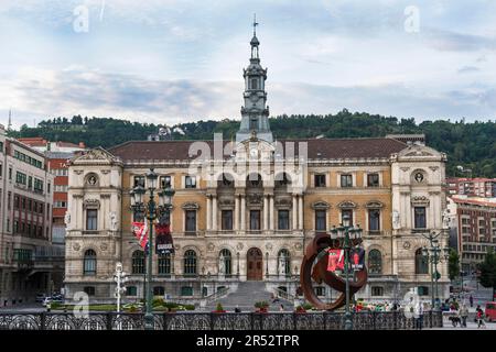 Rathaus, Bilbao, Baskenland, Ayuntamiento, Pais Vasco, Spanien Stockfoto