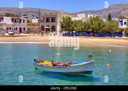 Bergbauhafen, Moutsouna, Naxos, Kykladen, Griechenland Stockfoto