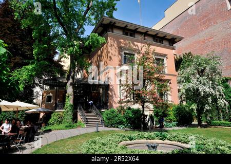 Haus der Literatur, Fasanenstraße, Charlottenburg, Berlin, Deutschland, Altes Gebäude Stockfoto