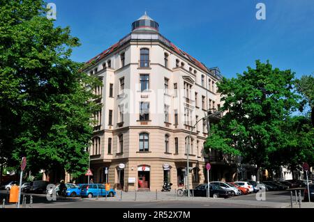 Altes Gebäude, Fasanenstraße, Charlottenburg, Berlin, Deutschland, Wilhelminische Zeit Stockfoto