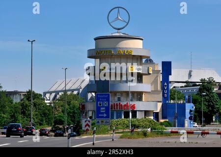 AVUS-Motel, Charlottenburg, Berlin, Deutschland Stockfoto