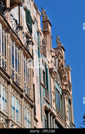 El Aguila Kaufhäuser und Can Forteza Rei, Palma de Mallorca, Mallorca, Spanien, Jugendstil Stockfoto