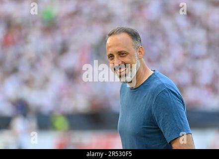 Coach Pellegrino Matarazzo TSG 1899 Hoffenheim Mercedes-Benz Arena, Stuttgart, Baden-Württemberg, Deutschland Stockfoto