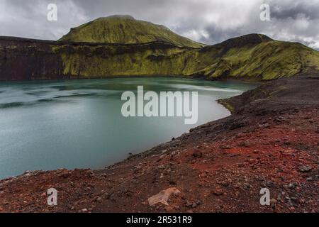 Bahylur, Landmannalaugar, Island Stockfoto