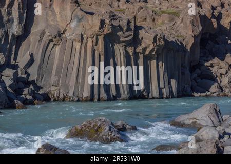 Aldeyarfoss, Island Stockfoto