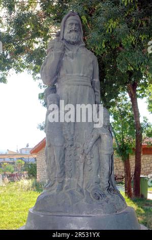 Statue, Nikolaus, Demre, Lycia, Antalya, Antike Myra, Bischof von Demre, Türkei Stockfoto