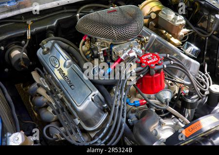 Ford Racing Motor, Classic Day, Berlin, Deutschland Stockfoto